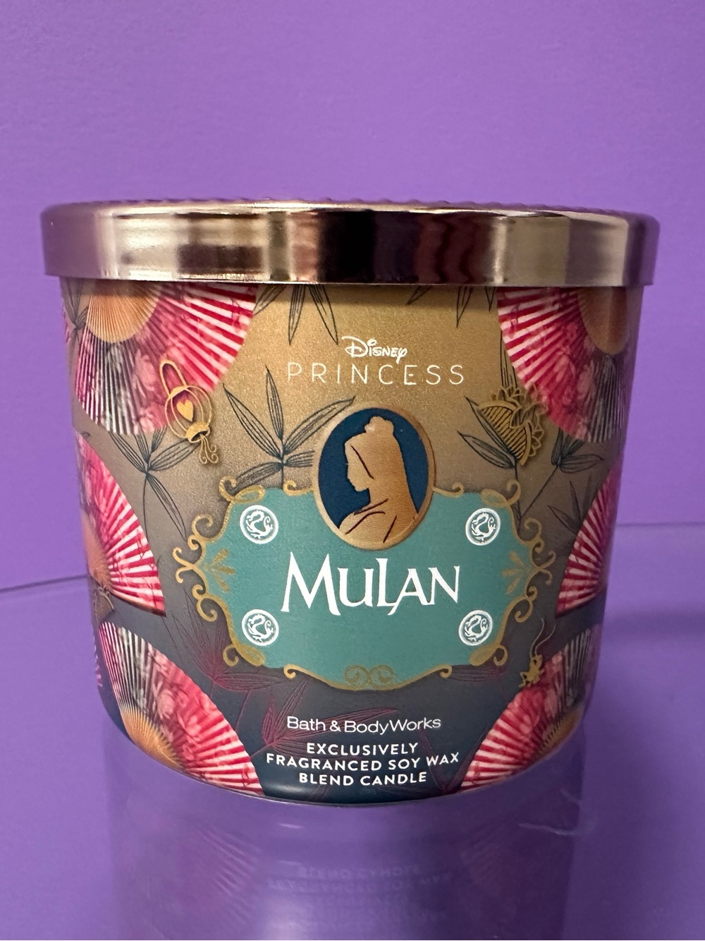 Bath & Body Works Disney Princess Mulan Scented 3-wick Candle